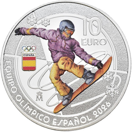 10 Euro Španielsko 2025 Olympijský team 2026 (Proof)