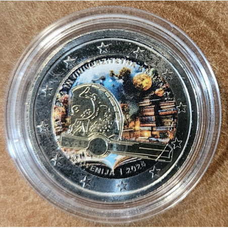 2 Euro Slovinsko 2024 - Národná a Univerzitná knižnica II. (farebná UNC)