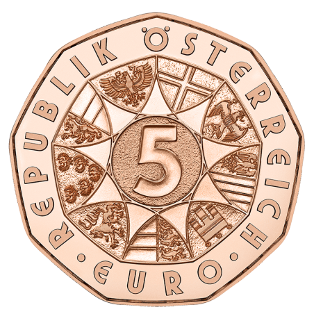 5 Euro Austria 2025 - Narcissus (UNC)