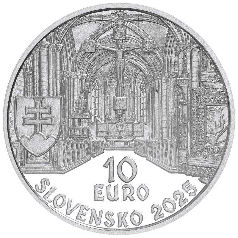 10 Euro Szlovákia 2025 - A garamszentbenedeki apátság (BU)