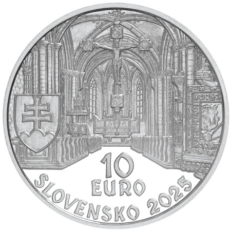 10 Euro Slovensko 2025 - Opátstvo v Hronskom Beňadiku (BU)