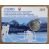 2 Euro Slovensko 2025 - 100. výročie majstrovstiev Európy v hokeji (UNC karta)
