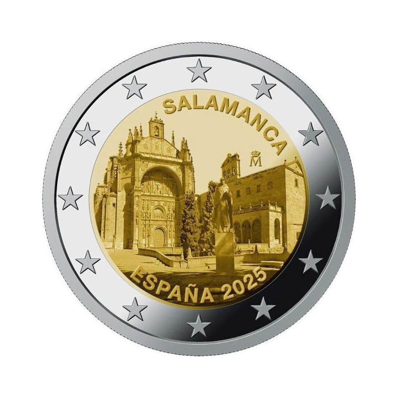 2 Euro Spanyolország 2025 - Salamanca (UNC)
