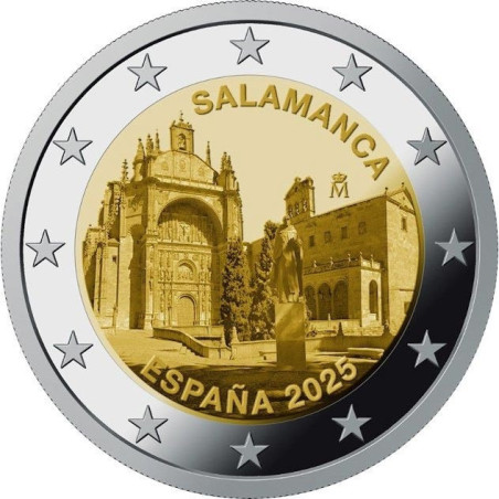 2 Euro Spanyolország 2025 - Salamanca (UNC)