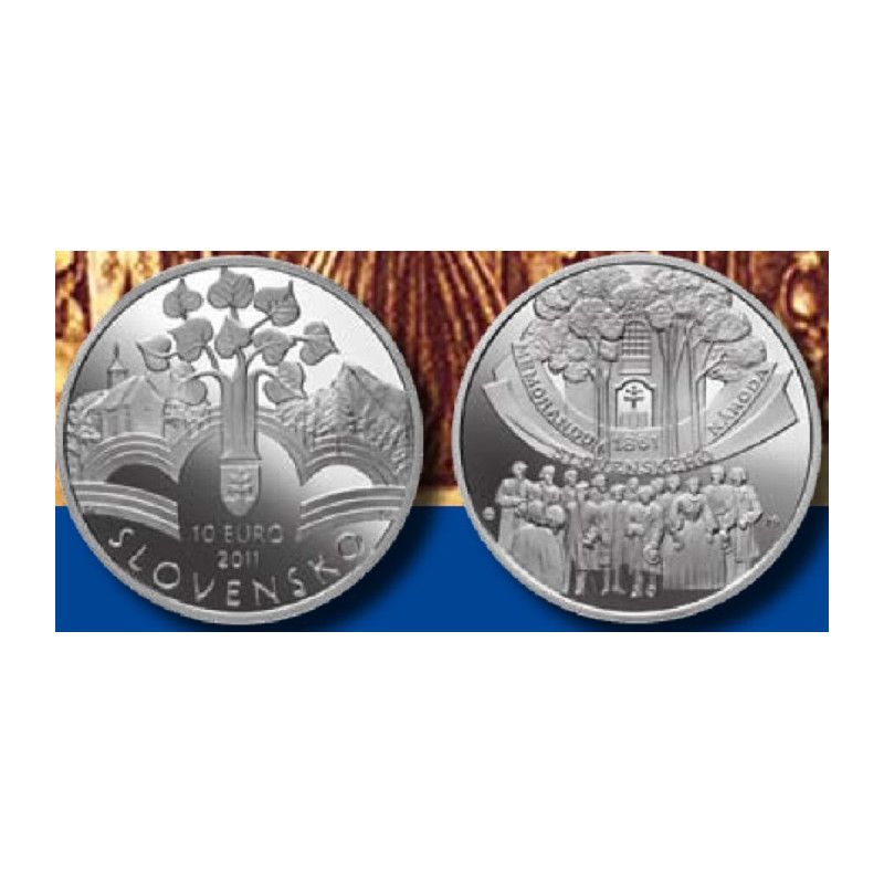 10 Euro Szlovákia 2011 - A szlovák nemzet memoranduma (BU)