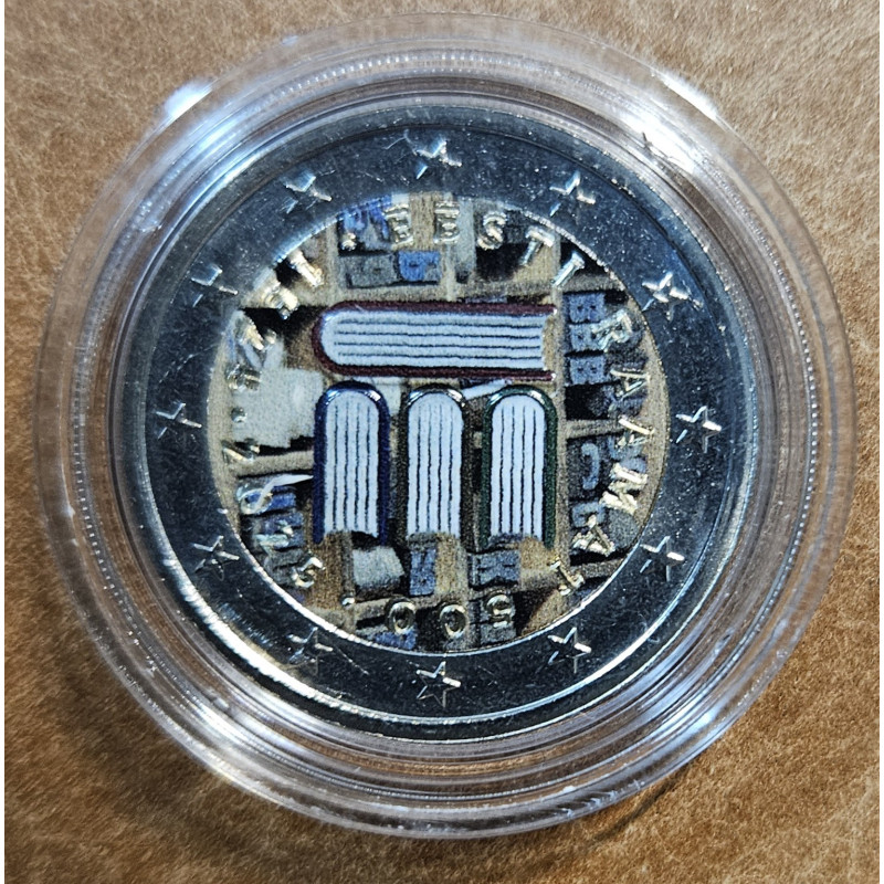 2 Euro Észtország 2025 - Az észt írott nyelv 500. évfordulója II. (színezett UNC)