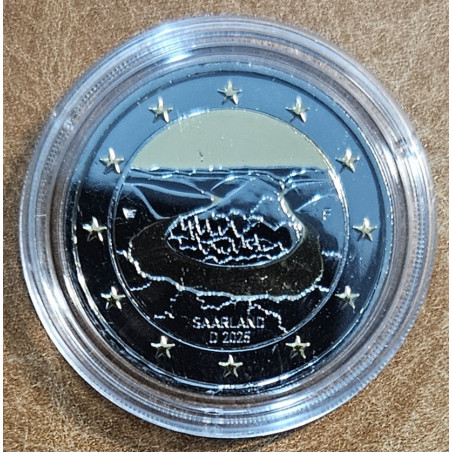 2 Euro Germany 2025 - Saarland (Ru-Au plated UNC)