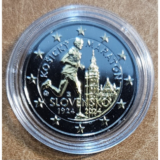 2 Euro Slovensko 2024 - Maratónsky beh v Košiciach (Ruténium-zlato imitácia)