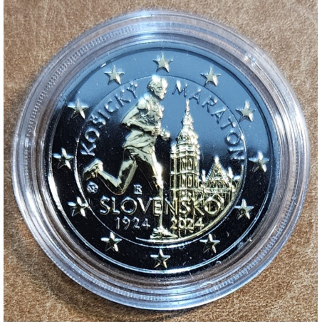 2 Euro Slovakia 2024 - Košice Peace Marathon (Ru-Au plated UNC)