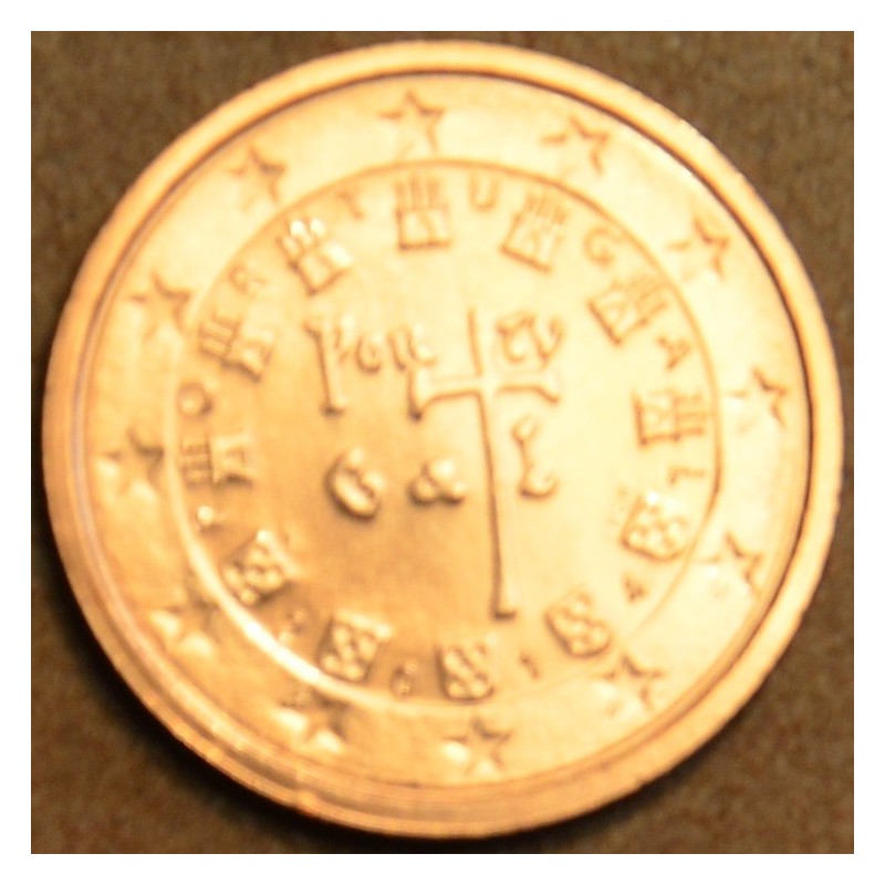 eurocoin eurocoins 1 cent Portugal 2014 (UNC)