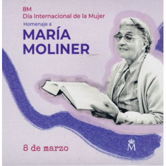 10 Euro Španielsko 2025 Maria Moliner Ruiz (Proof)