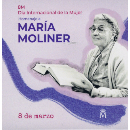 10 Euro Španielsko 2025 Maria Moliner Ruiz (Proof)