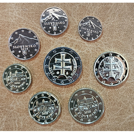 Slovakia 2025 set of 8 coins (UNC)