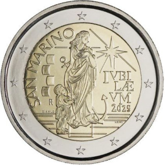 2 Euro San Marino 2025 - Pútnici nádeje (UNC)
