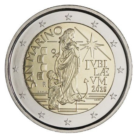 2 Euro San Marino 2025 - A remény zarándokai (UNC)