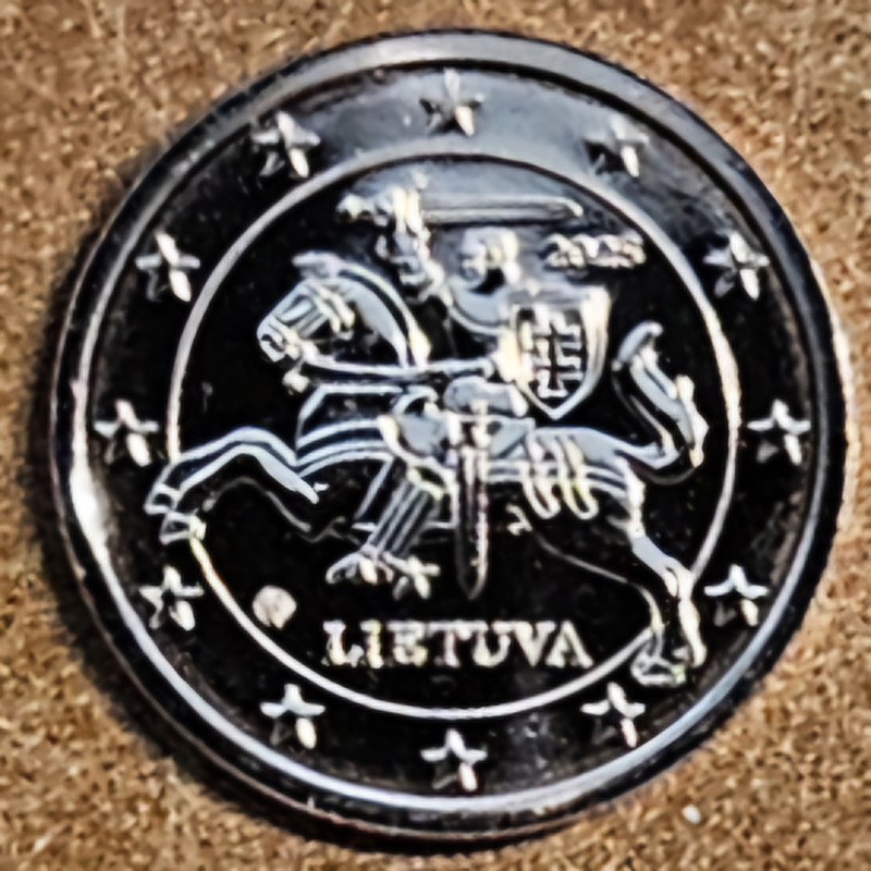 Euromince mince 1 cent Litva 2025 (UNC)