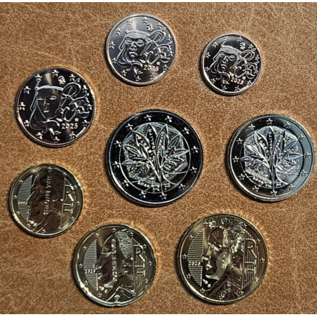 France 2025 set of 8 coins (UNC)