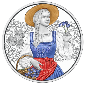 10 Euro Rakúsko 2025 Aufdirndln – Ľan (Proof)