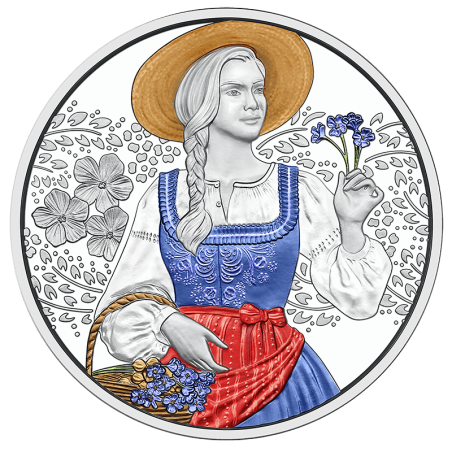 10 Euro Austria 2025 Aufdirndln – Linen (Proof)