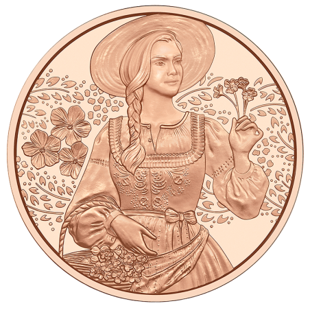 10 Euro Rakúsko 2025 Aufdirndln – Ľan (UNC)