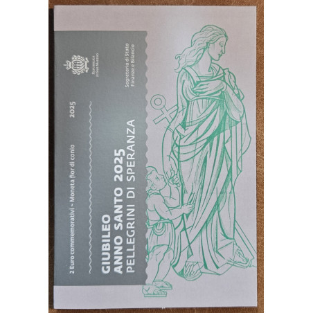 2 Euro San Marino 2025 - Pútnici nádeje (BU)