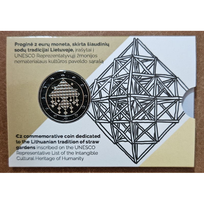 2 Euro Litva 2024 - Slamené záhrady (BU)