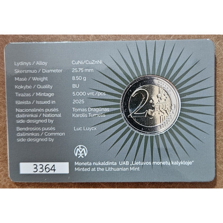 2 Euro Lithuania 2025 - Defence (BU)