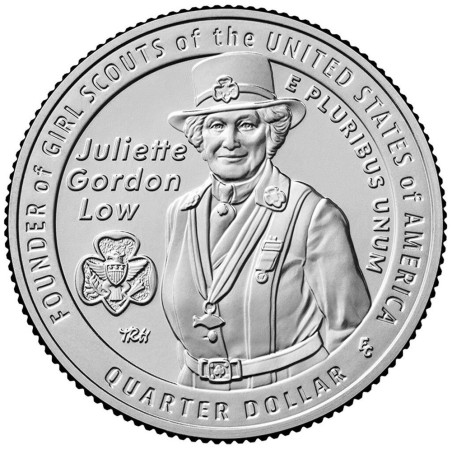 25 cent USA 2025 Juliette Gordon Low "S" (UNC)