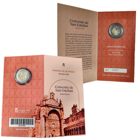 2 Euro Španielsko 2025 - Salamanca (Proof)