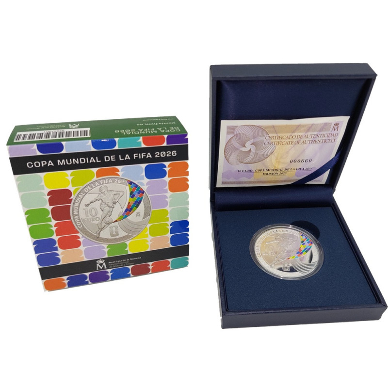 10 Euro Spain 2025 - Copa Mundial Fifa 2026 (Proof)