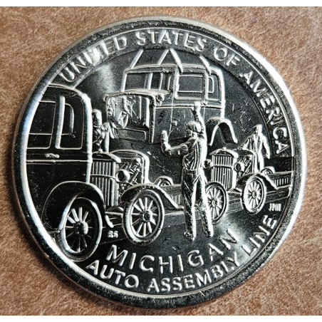 1 dollar USA 2025 Michigan "P" (UNC)