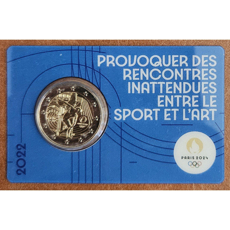 eurocoin eurocoins 2 Euro France 2022 - Paris 2024 Olympic Games (b...