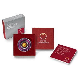 20 Euro Rakúsko 2025 - Einsteinring (Proof)