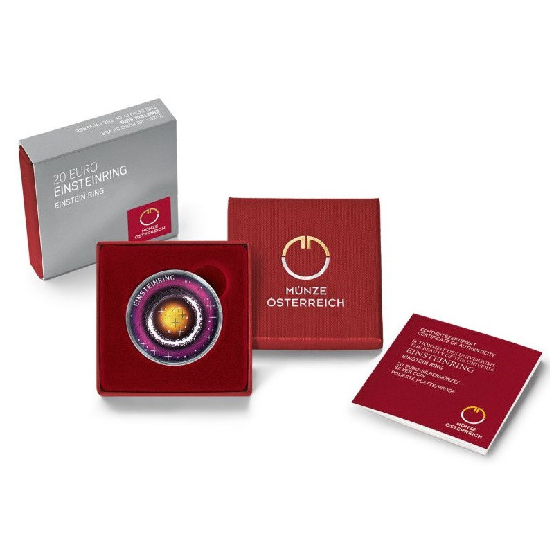20 Euro Rakúsko 2025 - Einsteinring (Proof)