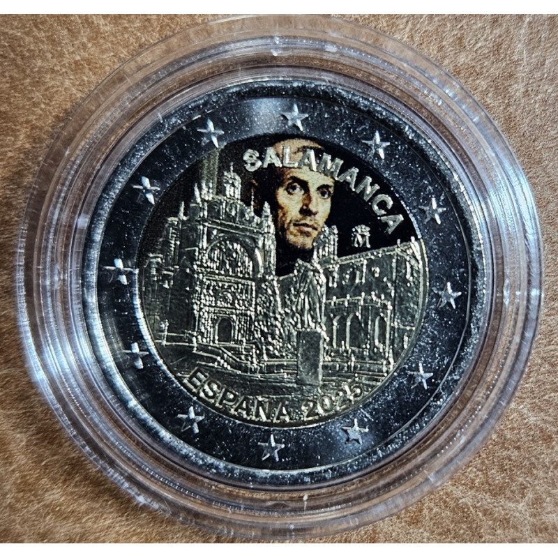 2 Euro Španielsko 2025 - Salamanca v2 (farebná UNC)