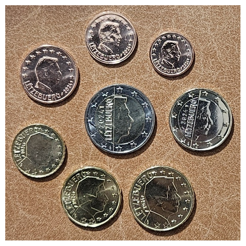 Luxembourg 2025 set of 8 coins (UNC)