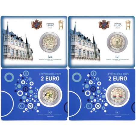 2 Euro Luxembourg 2025 (4 x BU)