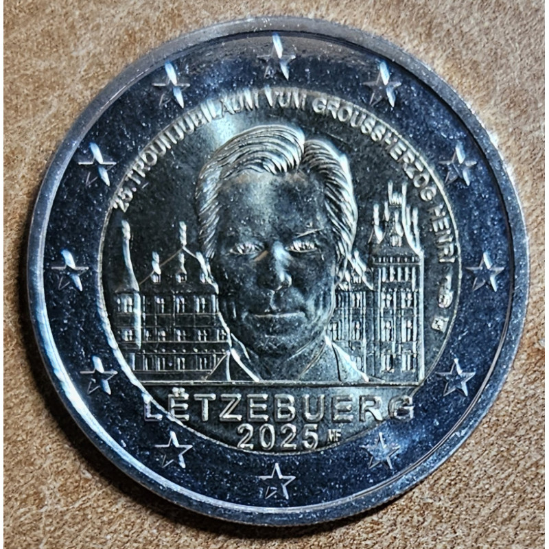 2 Euro Luxembourg 2025 - 25. anniversary of Henri's Accession to the Throne (UNC)
