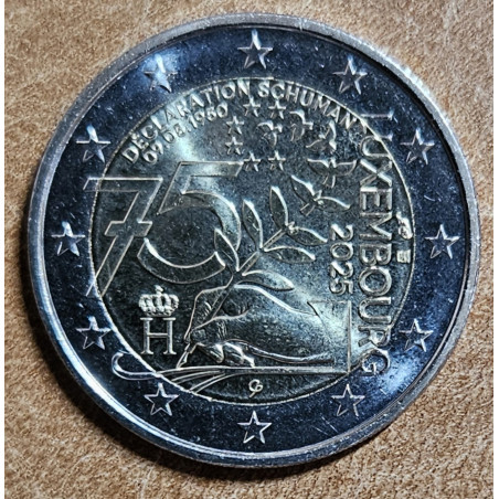2 Euro Luxemburg 2025 - A Schuman-terv (UNC)