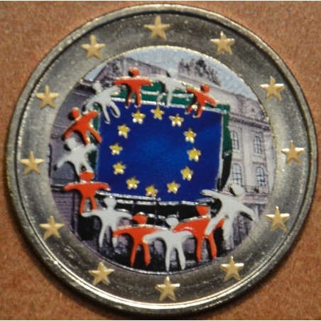 Euromince mince 2 Euro Rakúsko 2015 - 30 rokov Europskej vlajky III...