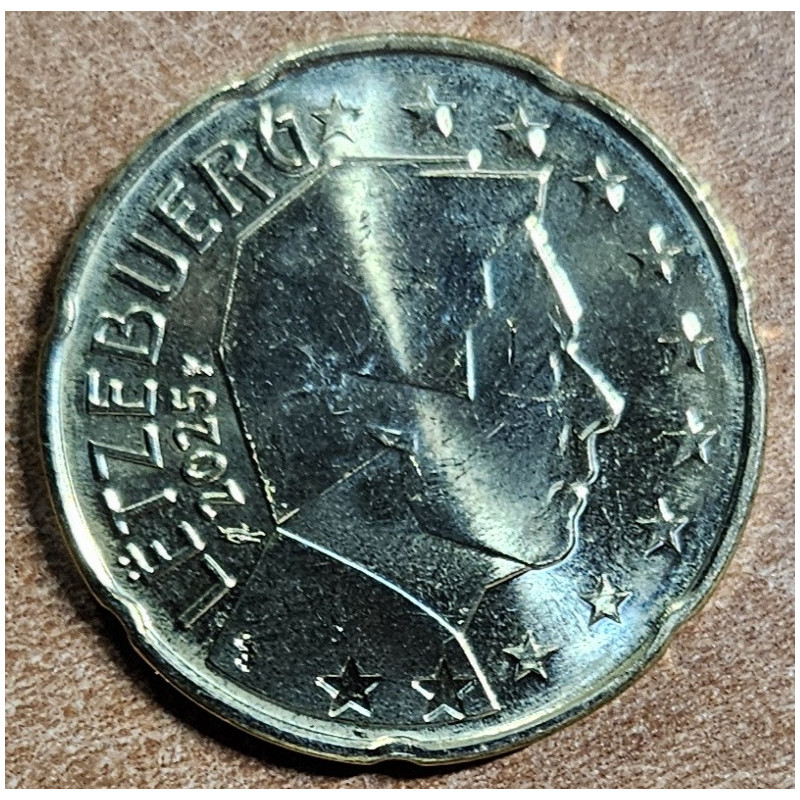 Euromince mince 20 cent Luxembursko 2025 (UNC)