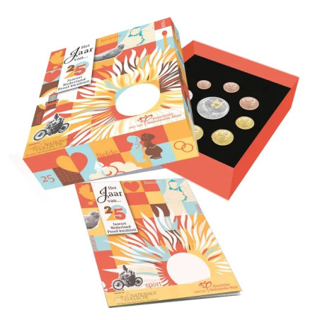 Holandsko 2025 sada 8 mincí Ohňostroj (Proof)