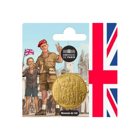 1/4 Euro France 2025 - British soldier (UNC)