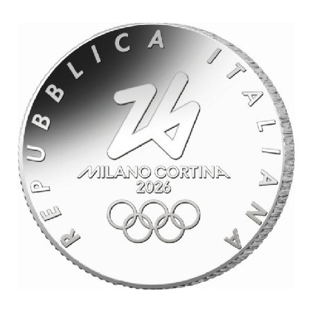 1/4 Euro Taliansko 2025 - Cortina 2026: Milano (UNC)