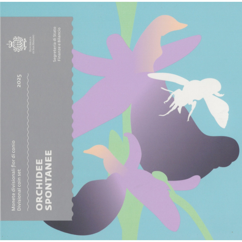 San Marino 2025 set of 9 coins (BU)