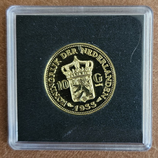 Replica of coin Netherlands 10 gulden 1933 (Proof)