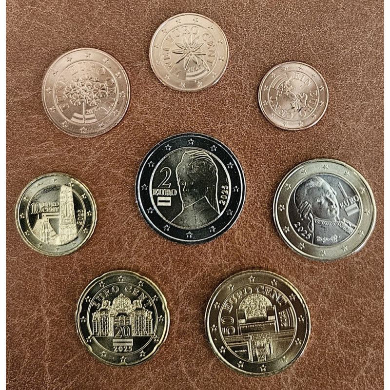 Austria 2025 set of coins (UNC)