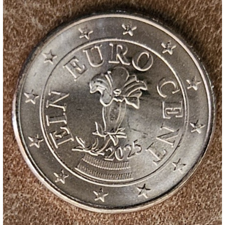 Euromince mince 1 cent Rakúsko 2025 (UNC)