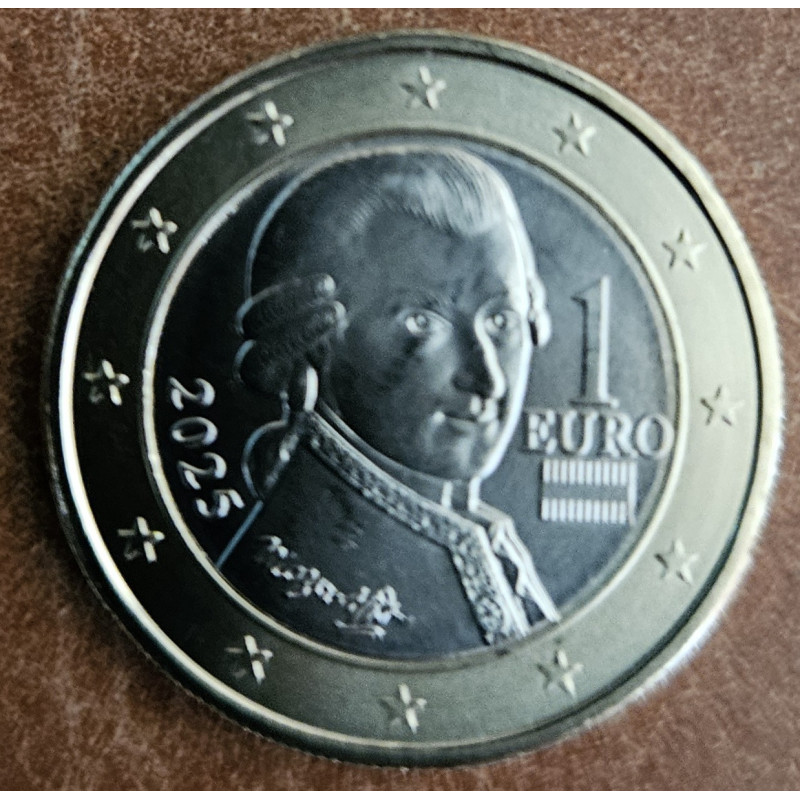 Euromince mince 1 Euro Rakúsko 2025 (UNC)