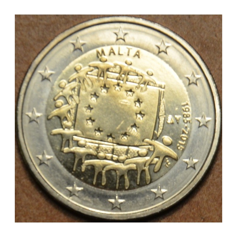 eurocoin eurocoins 2 Euro Malta 2015 - 30 years of European flag (UNC)